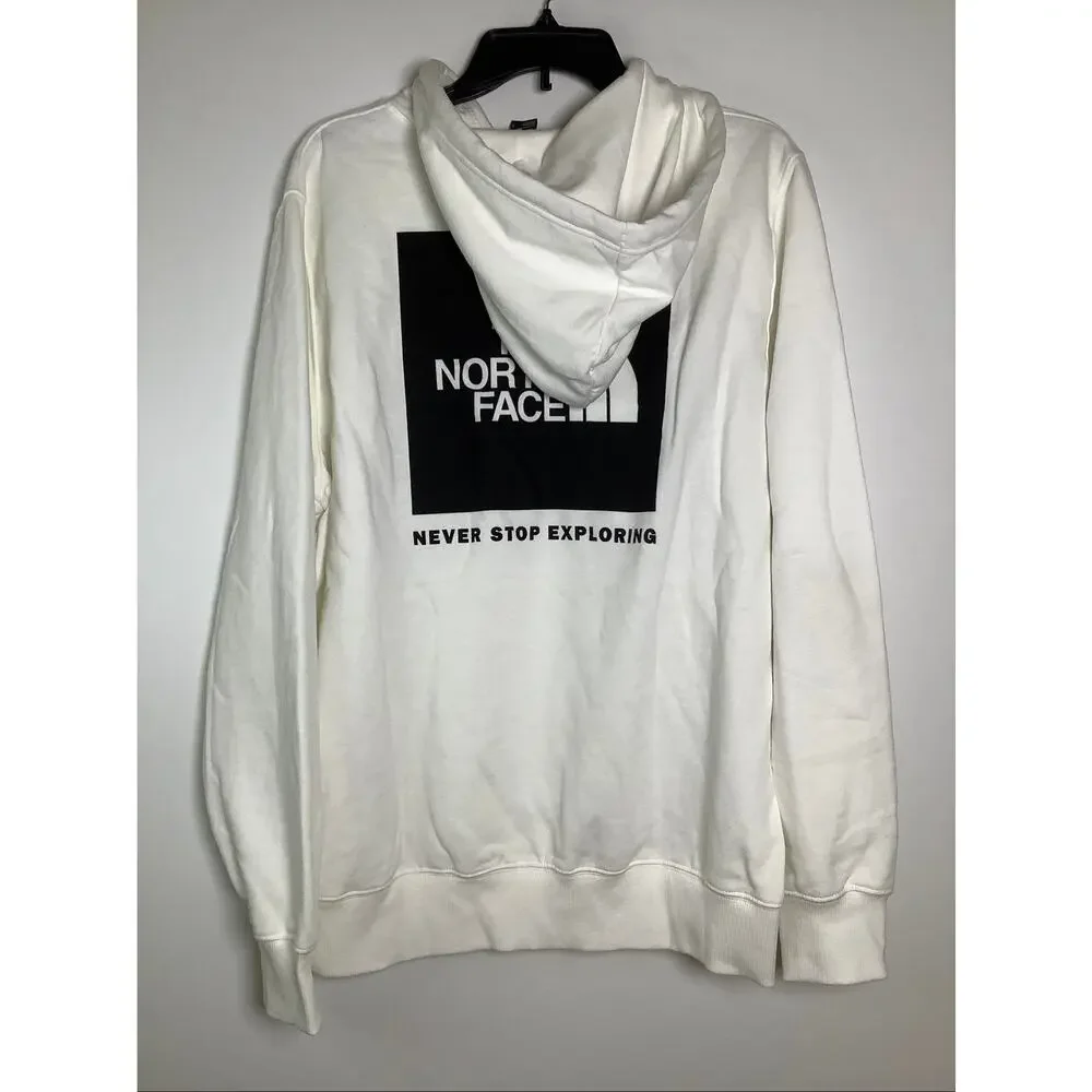 The North Face Men's Large White Box NSE Pullover Hoodie Outdoor Gorpcore I5-1
